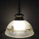 Suspension opaline art nouveau