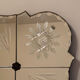 Large antique Art Deco Venetian mirror 203x100