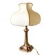 Vintage table lamp in gilded copper