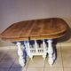 Henri II country-style extendable table