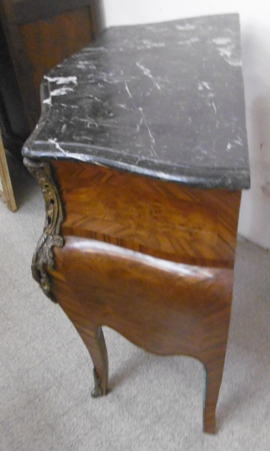 Louis XV style curved dresser