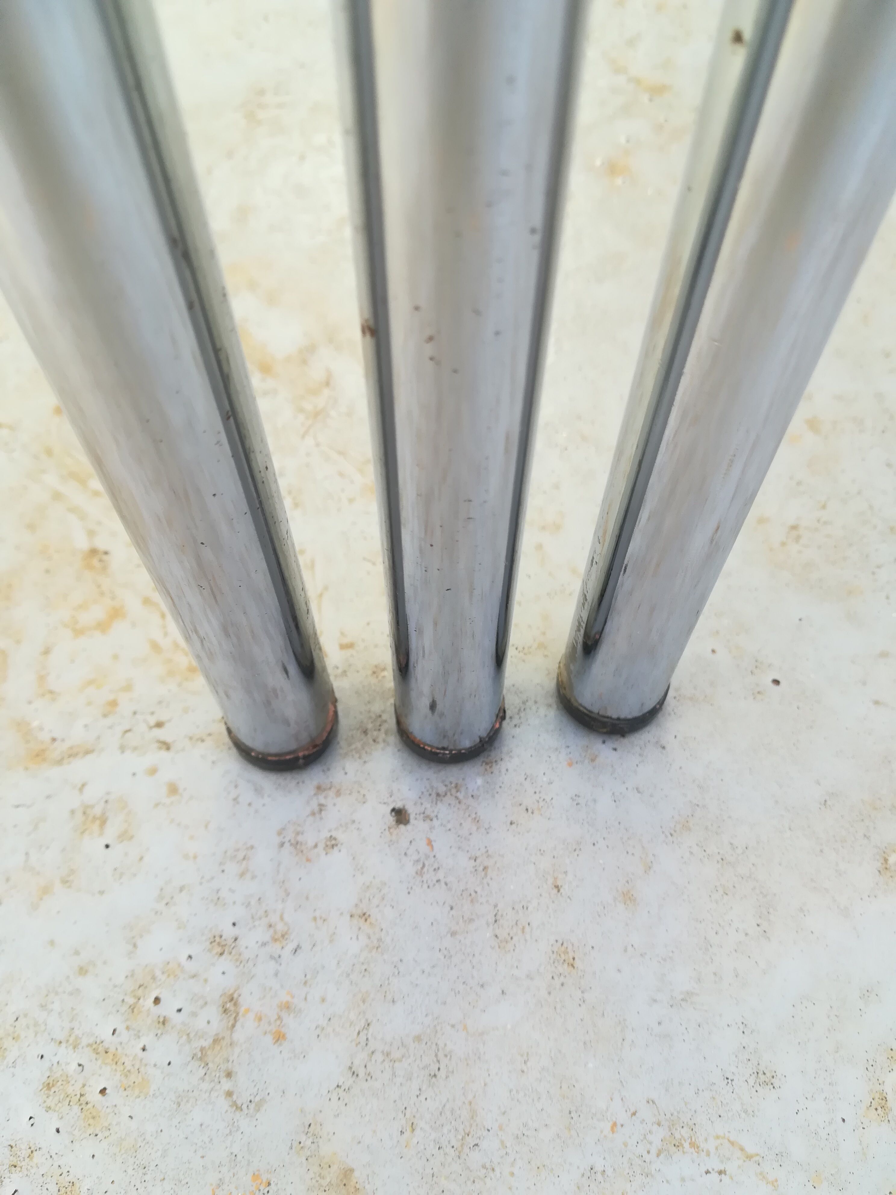 Coffee table in chrome steel and smokes glass 1970