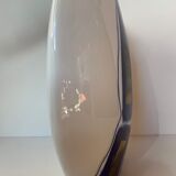 VASE Limoges porcelain flattened gilded shape