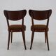 1950s Dining Beech Chairs in Boucle, Czechoslovakia