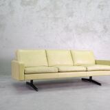 Mid-Century Scandinavian Leather Sofa, 1960s