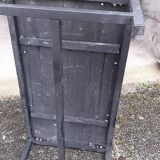 Wood and metal coffee table