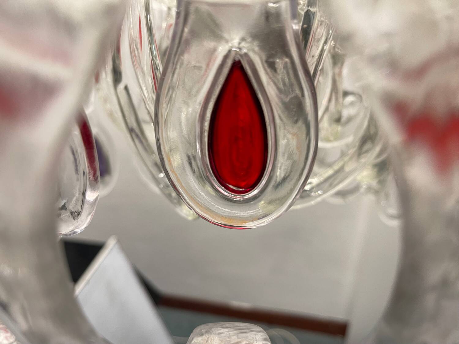 Grand lustre Murano Giogali Link par Mangiarotti Angelo 1970