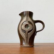 A studio pottery jug from the mid-century by Marianne Stark for Michael Andersen, Bornholm, 1960s.