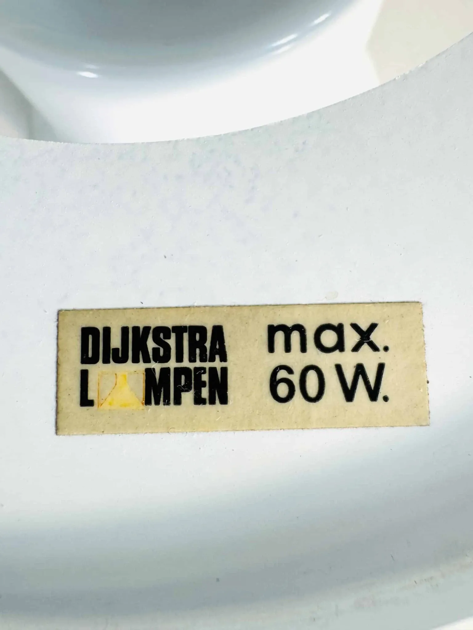 Lampe de table champignon par Dijkstra Lampen, Pays-Bas, années 1970.