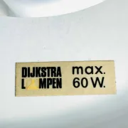 Lampe de table champignon par Dijkstra Lampen, Pays-Bas, années 1970.