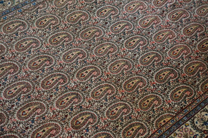 Ghoum carpet from Iran (boteh design) mid-20th century 135x215cm