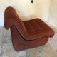 Vintage chair upholstered in corduroy
