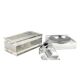 Hollywood regency lucite smoking set, Guzzini  Italy 1970