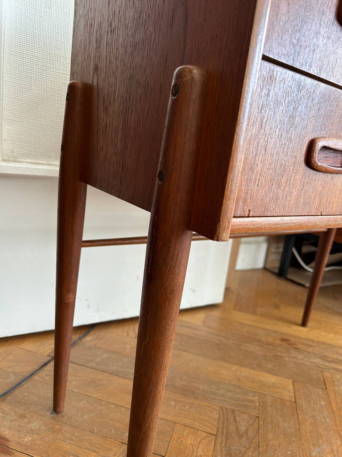 Table de chevet scandinave / petite commode scandinave vintage design