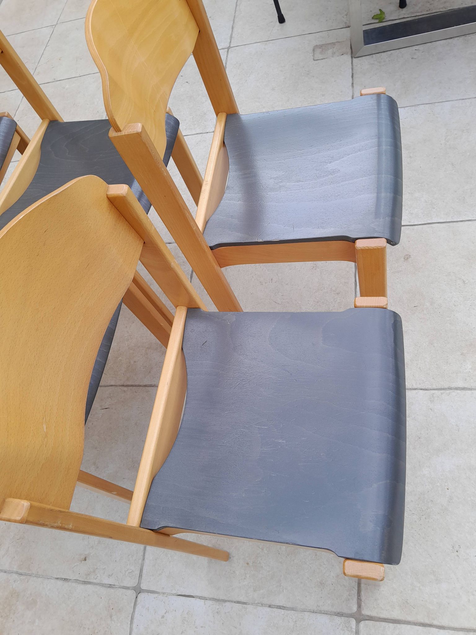 Lot 6 vintage chairs year 80