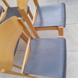 Lot 6 chaises vintage année 80