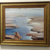 Oil painting on canvas signed