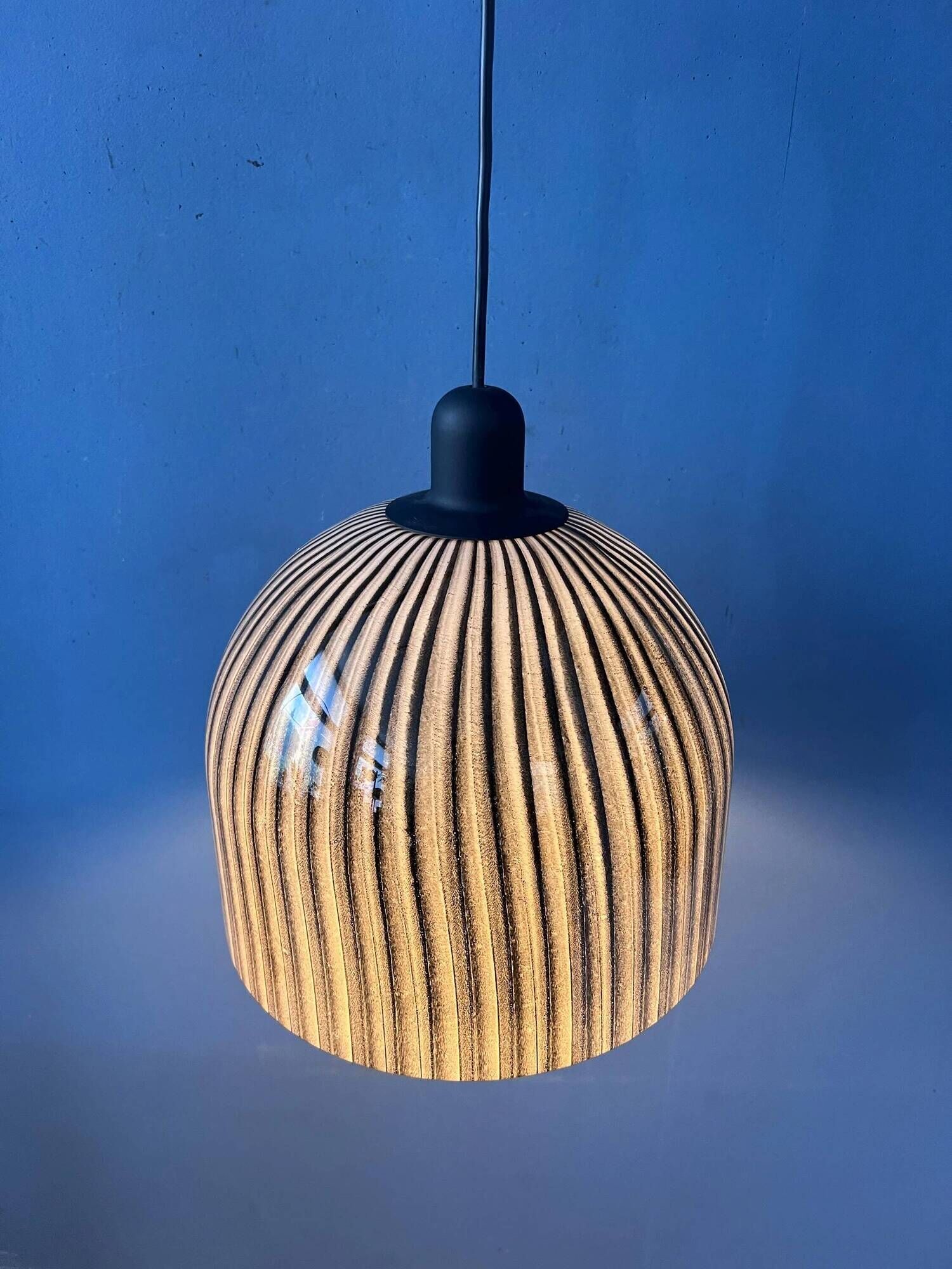 Mid-Century glass pendant by Peill and Putzler