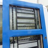 Glazed wood entrance door