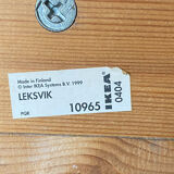 Three-level shelf in pine Ikea Leksvik Hylla 1999