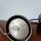 Gray industrial desk lamp 1970
