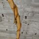 Lampadaire vintage en rotin