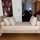 magnificent daybed / sofa bed with cushions, ideal for a bedroom,
