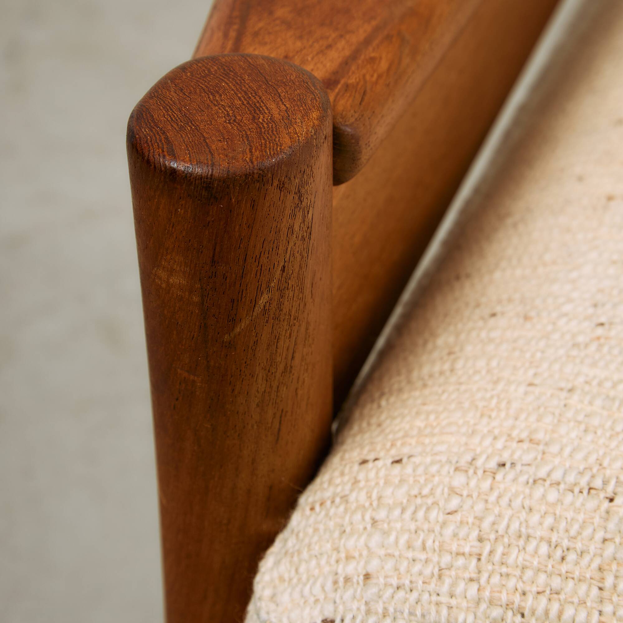 Dyrlund Three-Seater Sofa in Solid Teak