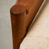 Dyrlund Three-Seater Sofa in Solid Teak