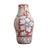 Large Fratelli Fanciullacci Sgraffito Ceramic Vase, Restored Kintsugi-Style