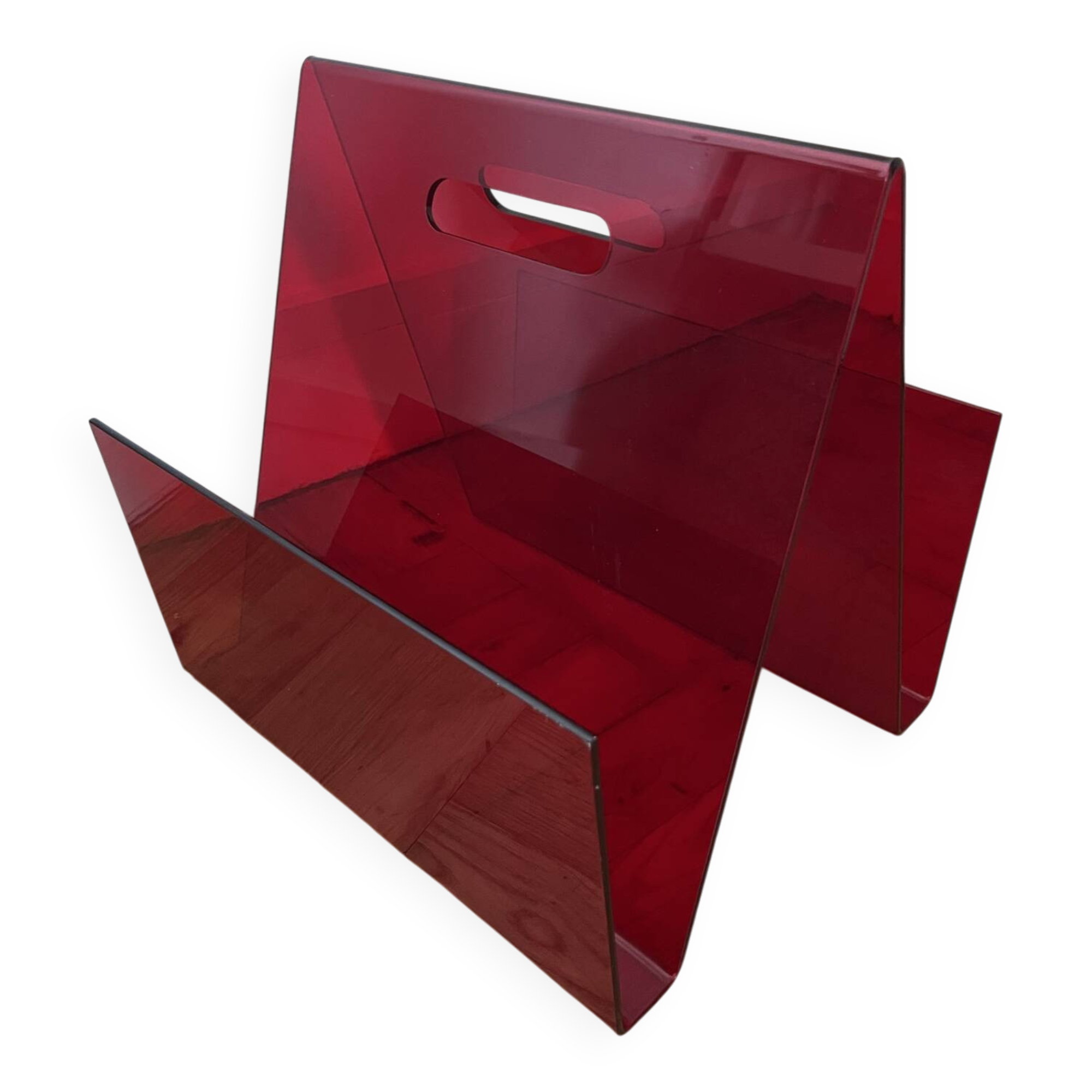 Acrylic magazine rack