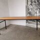 Refectory table Mullca metal and wood 1960