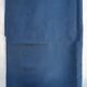 Long linen cotton tablecloth dyed in indigo