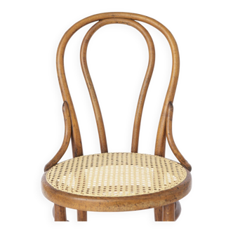 Vintage Thonet Chair No. 18, approx. 1890, Viennese hand cane