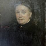 HST painting "Family Portrait" by Oswald Marie 1886