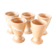 Set of 5 glasses on foot in sandstone, vintage