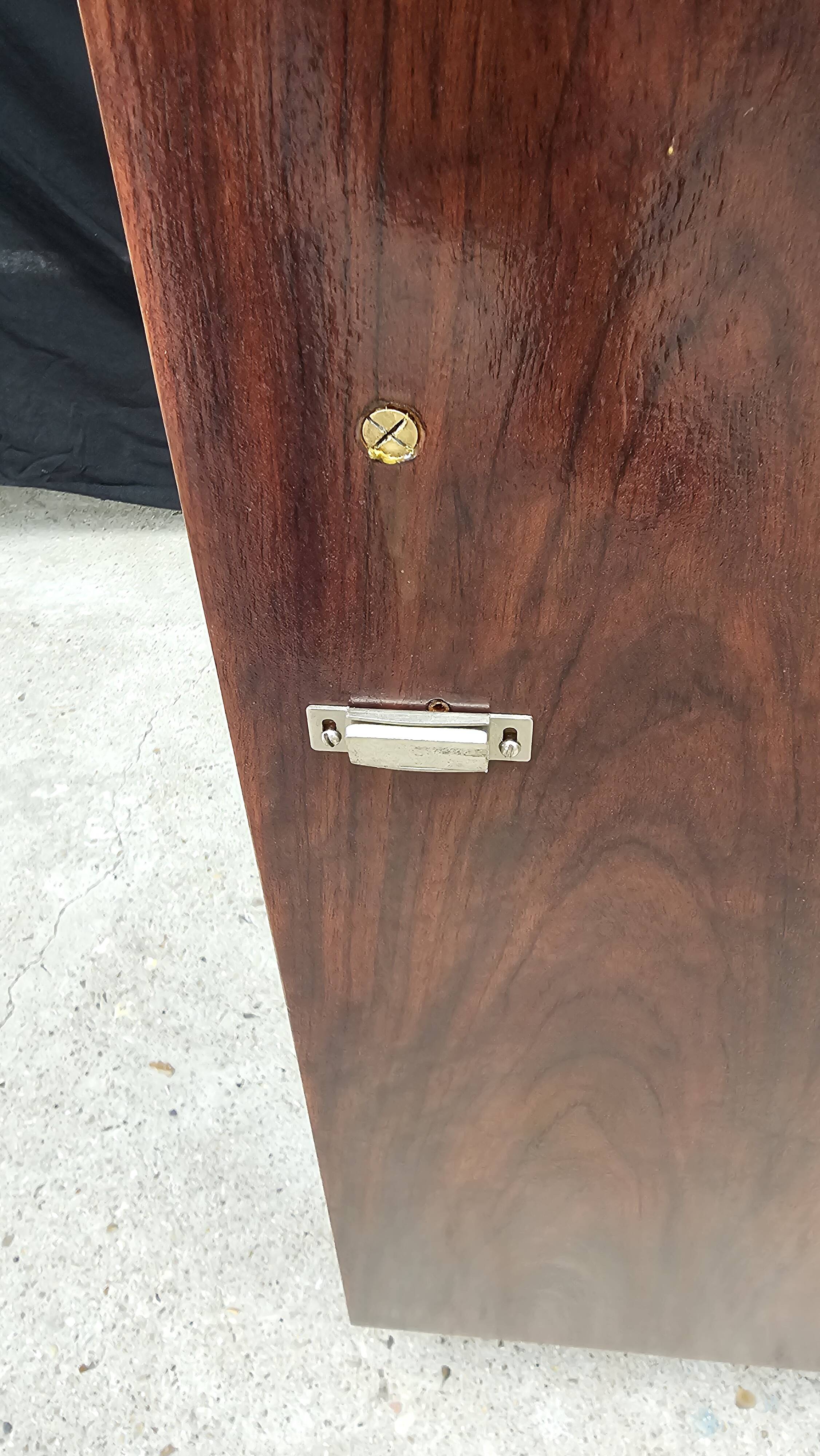 Art Deco buffet by Saddier & Fils in solid rosewood and veneer.