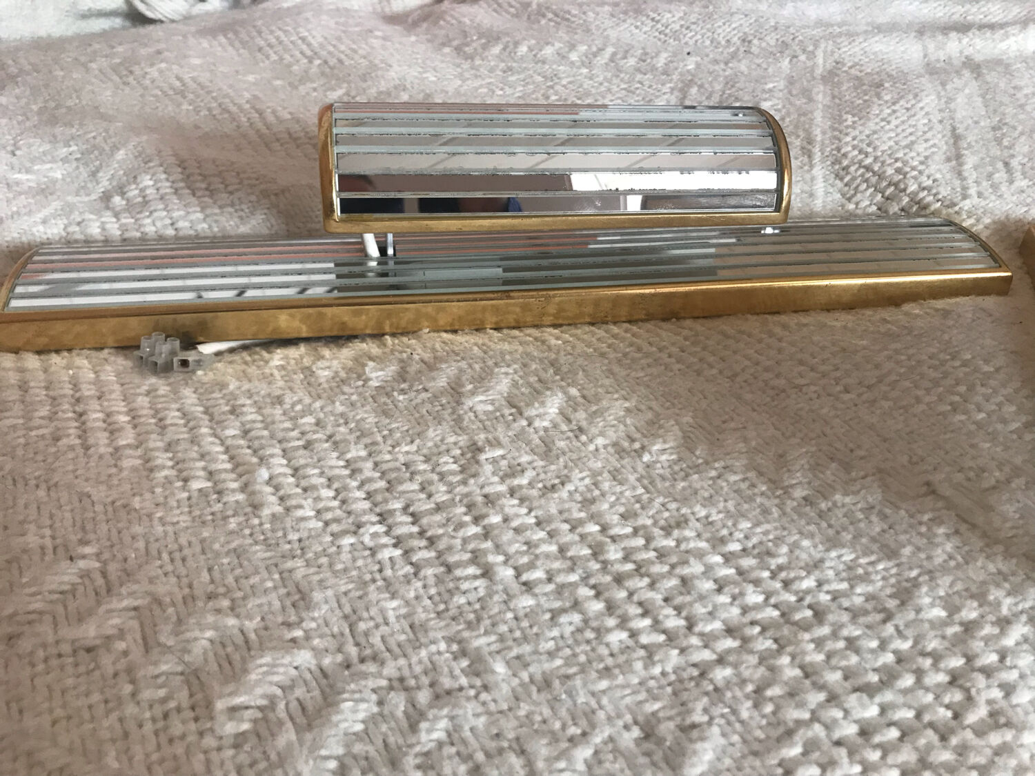 Pair of wall lamps year 70