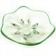 Mid-century modern fruit or nut bowl, glass, Czechoslovakia, 1950s