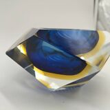 Cendrier sommerso en verre de murano