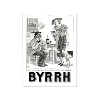 Vintage poster 30s BYRRH