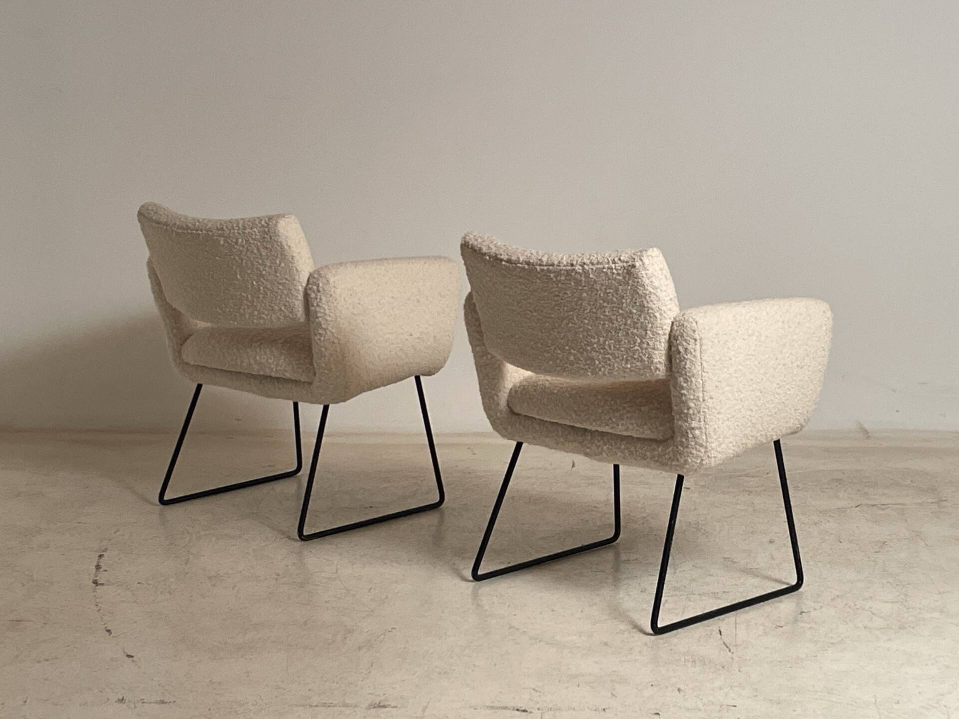 Paire de fauteuils 760 par J.A. Motte pour Steiner