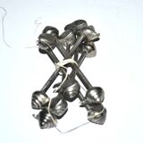 Set of 6 vintage escargot knife holders