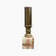 Super Rare Vintage Floor Lamp - Brass & Green Marble