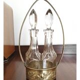 Ensemble de burettes à huile et vinaigre vintage