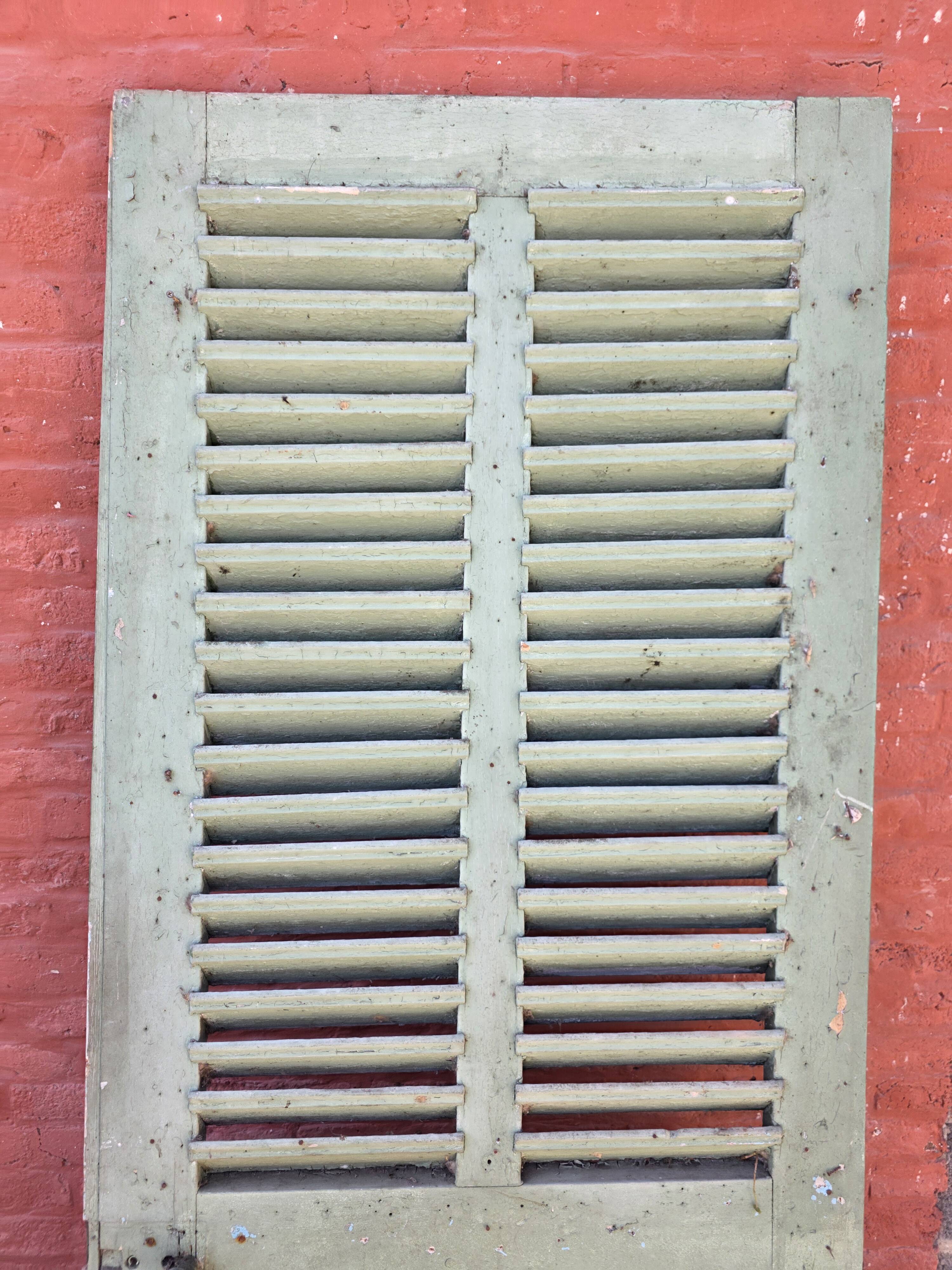 Old shutter door