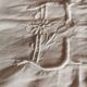 Old large linen sheet monogrammed CP
