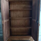Raw walnut cabinet