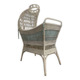 Rattan cradle from the 50s and 60s