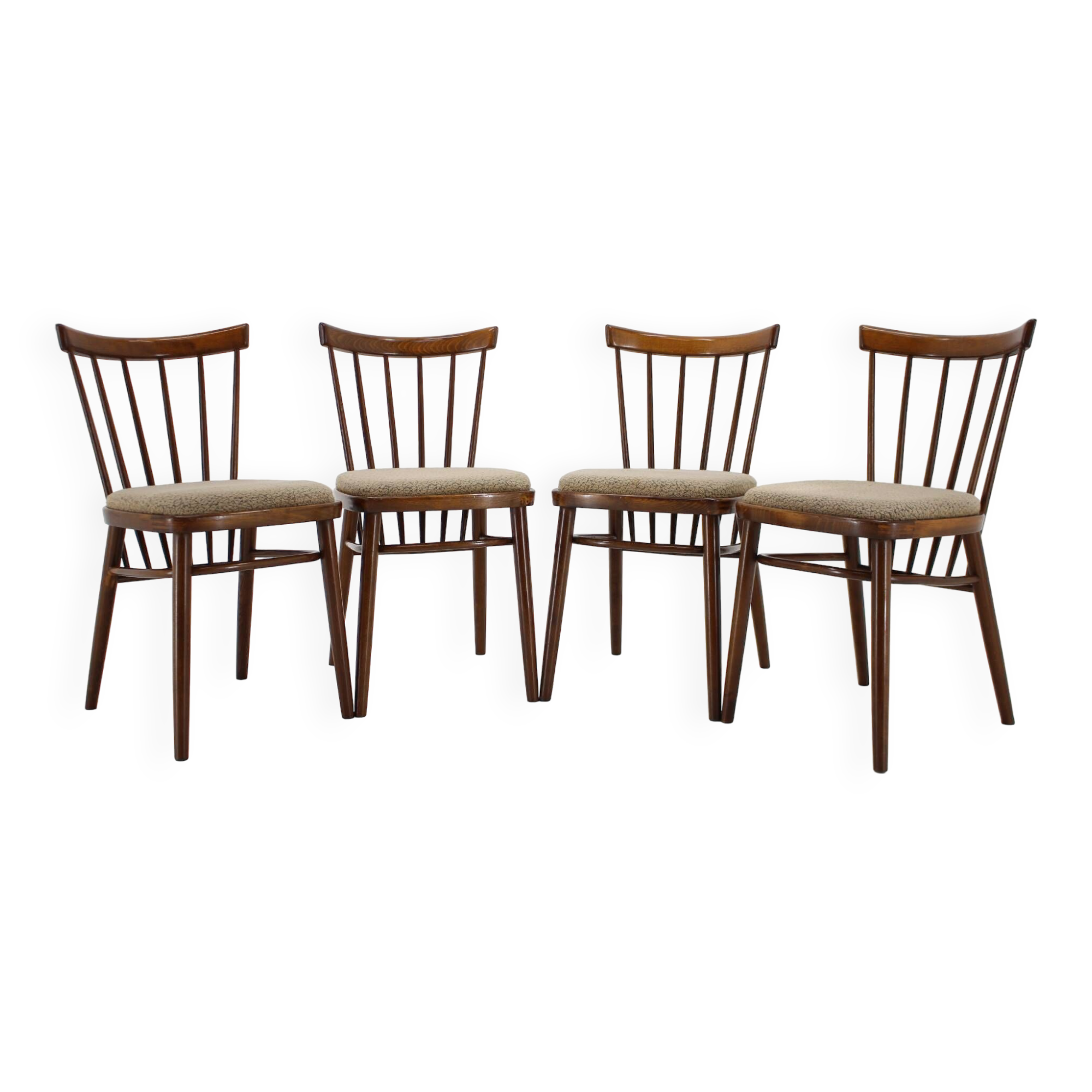 1960s Set of 4 Dining Chairs by Tatra, Czechoslovakia